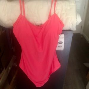NEW One piece CORAL BATHING SUIT LG